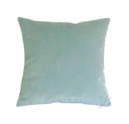 Pool Green Velvet Suede Decorative Throw Pillow Cover/Case Cushion 20x20 - thumbnail 1
