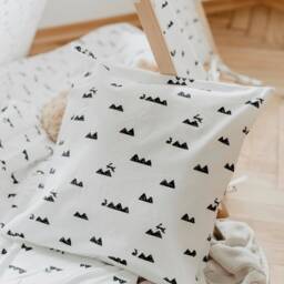 Mountain & Rabbits Cotton Cushion Cover/Pillow Case Pillowcase Cover/ Hygge - thumbnail 2