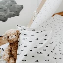 Mountain & Rabbits Cotton Cushion Cover/Pillow Case Pillowcase Cover/ Hygge - thumbnail 3