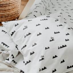 Mountain & Rabbits Cotton Cushion Cover/Pillow Case Pillowcase Cover/ Hygge - thumbnail 4