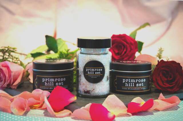 Relaxing Combination - 2 X Medium Soy Scented Candle Travel Tins & 1 Bath Salts - image 1