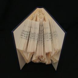 V & K 2 Letters With Symbol Anniversary Gift Lovers Personalized Folded Book Art Sculpture - thumbnail 3