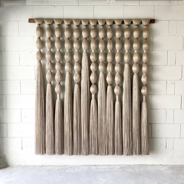 Made To Order/Large Wall Hanging/Wall Art/Neutral Art/Wall Decor/Tapestry/Contemporary Art/Bohemian Hanging/string Art/Macrame - image 1