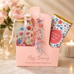 Personalised Teacher Gifts, Teaching Assistant, Candle, Cup, Bookmark