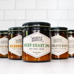 West Coast Ipa - Beer-Themed Soy Wax Candle 9Oz Jar - thumbnail 4