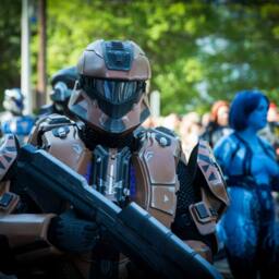 Competed & Ready To Wear/Fan Made, Halo 4, Scout Helmet - thumbnail 2