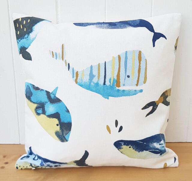 Handmade Whale Cushion Ocean Sea Life Pillow 12 - image 1