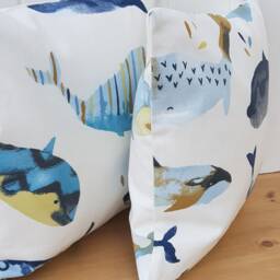 Handmade Whale Cushion Ocean Sea Life Pillow 12 - thumbnail 2