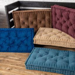 Cozy Bench Cushion, French Cushion Couch, Floor Pillow, Style Seat Sofa Indoor Custom - thumbnail 4
