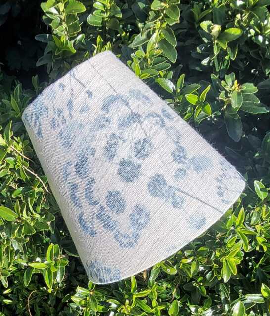 Vintage Linen Floral Candle Clip Lampshade For Wall Lights Chandeliers - image 1