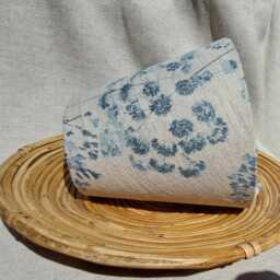 Vintage Linen Floral Candle Clip Lampshade For Wall Lights Chandeliers - thumbnail 2