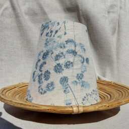 Vintage Linen Floral Candle Clip Lampshade For Wall Lights Chandeliers - thumbnail 3