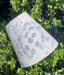 Vintage Linen Floral Candle Clip Lampshade For Wall Lights Chandeliers - thumbnail 1