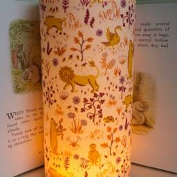 New Liberty Tudor Fauna -Handmade Children Tall Night Light - thumbnail 2