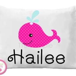 Whale Personalized Pillow Case - thumbnail 2
