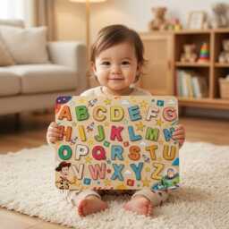 Personalized Toy Story Wooden Alphabet Puzzle, Montessori Board For Toddlers, 1St Birthday Gift, Educational Preschool - thumbnail 1