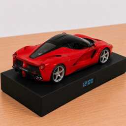 Hypercar Alarm Clock, Handmade, Realistic Engine Sound, Car Enthusiast Gift, Italian Performance Design - thumbnail 3