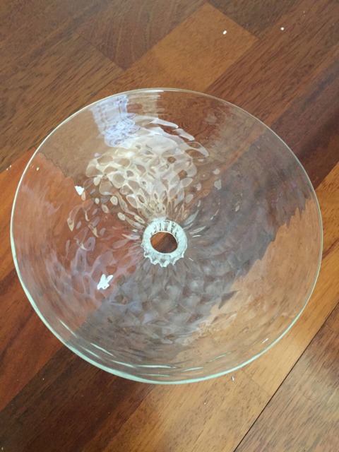 Cup Or Bowl , Spare Part For Venini Chandeliers, With Broken Pieces, in Transparent Glass - image 1