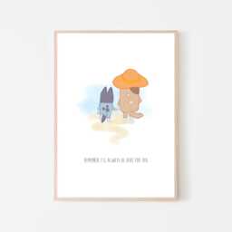 Bluey Chilli Art Print Poster Heeler Mum Mummy Mother - thumbnail 2