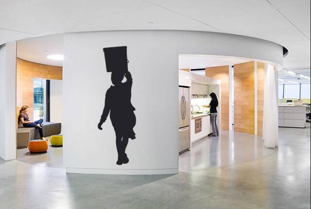 African Woman Vinyl Wall Decal Home Interior Decor T1344 - image 1