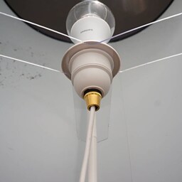 Modern Floor Lamp Tripod Design With Illuminated World Map Solar Eclipse - thumbnail 4