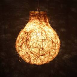 Bulbs Shape Rattan Pendant Lights-Decorative Lighting-Bulbs Lighting-Rustic Lighting-Home Living Lighting-Night Lamp-Bottle Decoration Lamp - thumbnail 2