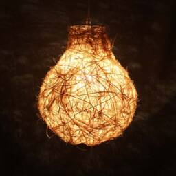Bulbs Shape Rattan Pendant Lights-Decorative Lighting-Bulbs Lighting-Rustic Lighting-Home Living Lighting-Night Lamp-Bottle Decoration Lamp - thumbnail 3