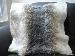 "Luxury Soft Real Fleece Locks Cushion Cover Pillowcase Pillow Sham 20""x20" - thumbnail 1