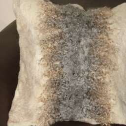 "Luxury Soft Real Fleece Locks Cushion Cover Pillowcase Pillow Sham 20""x20" - thumbnail 3
