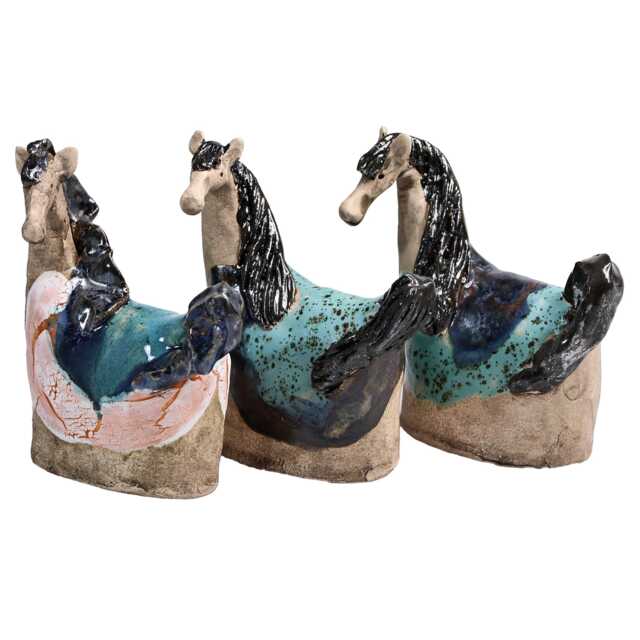 Handmade Ceramic Small Horse - Various Colours - image 1