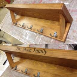 Hallway Coat Hook & Shelf - thumbnail 1