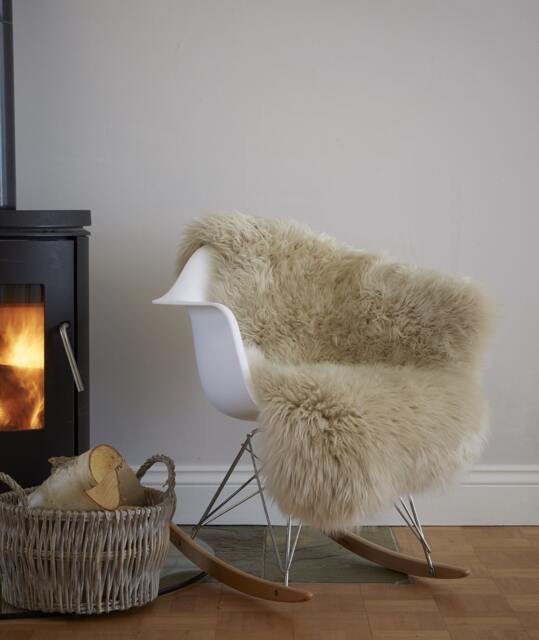 Oyster Sheepskin Rug, Luxurious New Zealand Throw, Chair Cover - image 1