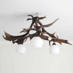Farmhouse Antler Chandelier - thumbnail 2