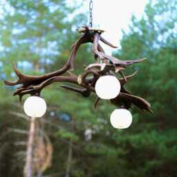 Farmhouse Antler Chandelier - thumbnail 3