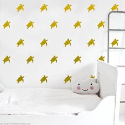 Sea Turtle Wall Decals Swimming Stickers, Nursery Decor - thumbnail 3