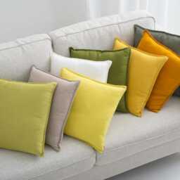 Pure Linen Pillow Cover Zipper, Soft Washed Cushioncase, Bed Cushioncover With Zip, Couch Or Sofa Pillowcase Color Softened Throw - thumbnail 2