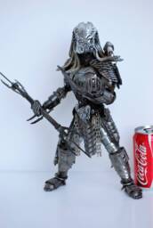 Predator Scrap Metal Sculpture, Handmade Recycled Steel Art, One-Of-A-Kind Father Day Gift For Him - thumbnail 1