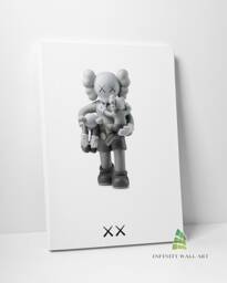 K Bear Family Canvas Art Wall Print Framed Picture Fashion Home Decor -C502 - thumbnail 1
