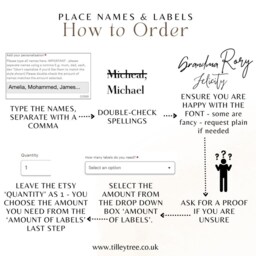 Personalised Christmas Place Name Gift Tag Wooden Decoration - thumbnail 3