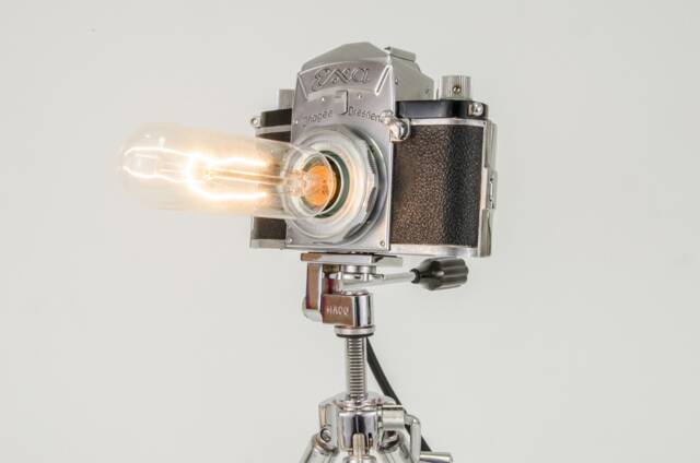 "Vintage Dimmable Camera Lamp ""Ihagee Exa" - image 1