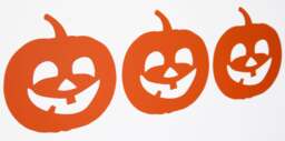 Fun Pumpkin Halloween Vinyl Wall Art Decals/stickers - Various Colours & Sizes - thumbnail 1