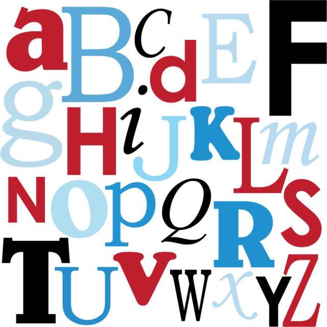 Kids Letters Of The Alphabet Abc Can Do It in Any Colors A-Z Removable ...