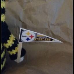 Pittsburgh Steelers Inspired Gnome, Football New, Handmade To Order, About 11 Inches Tall - thumbnail 2