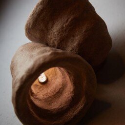 Ceramic Wall Bell Sconce - 2 Lamps Together, Clay Mounted Lights, Fancy Jar Light For Bedroom, Living Room - Pecherni - thumbnail 3