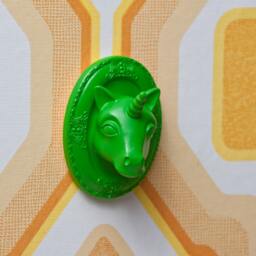 Unicorn Mini Wall Art - Green Apple - thumbnail 2