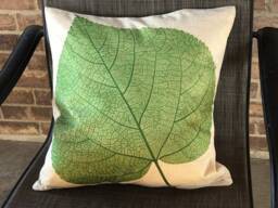 Green Leaf, Spring Decorative Pillow Covers - thumbnail 1