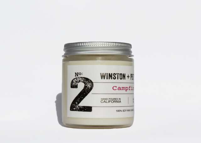 Campfire Soy Candle - Cinnamon, Pine & Smoke Scent 4Oz Hand-Poured Natural Cozy Rustic Gift - image 1