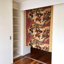 Japanese Samurai Noren Curtain, Worriers Long Noren, Restaurant Bar Original Cotton Wall Decoration Fabric - thumbnail 2