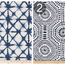 Italian Denim Belgian Linen Valance - Premier Prints Navy Blue Custom Window Topper - Thick Kitchen Cafe Panel - Luxury Flax Treatments - thumbnail 2