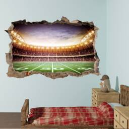 American Football Stadium Wall Sticker Art Poster Decal Kids Room Office Nursery Decor 1134 - thumbnail 2